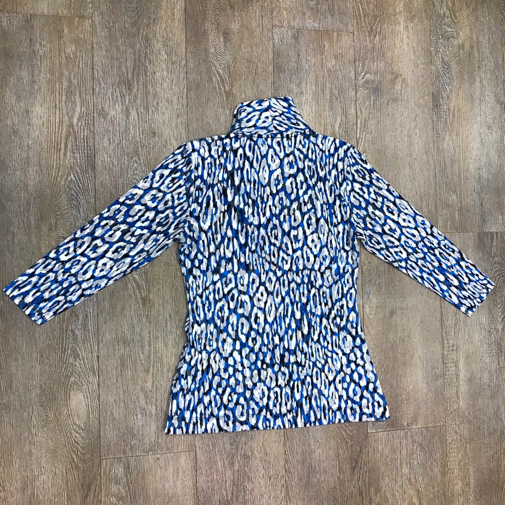 Leopard print wrap top - Picture 2 of 7
